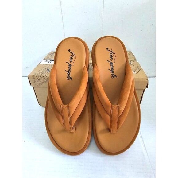 Free People Women's  Size 10 /EU 40  Wonderland L Thong Sandals Leather NIB! $98 - Picture 8 of 13